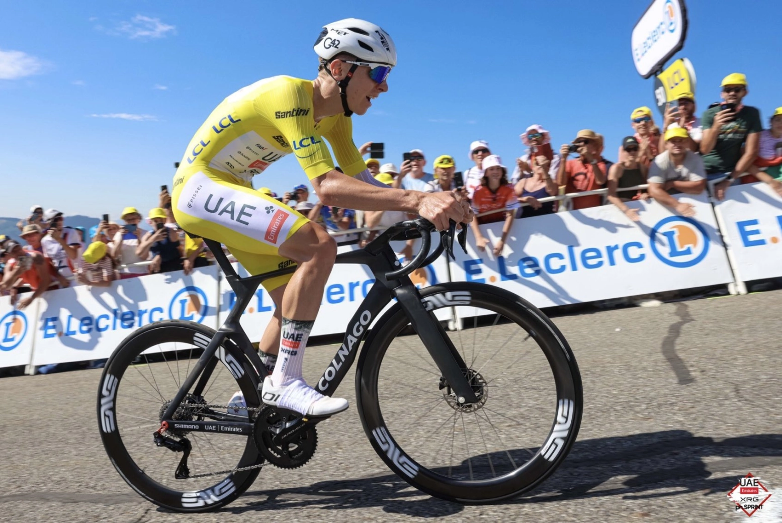 Tadej Pogacar also wins the time trial and continues to strengthen his leadership in the Tour