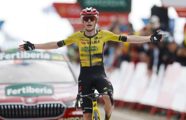 Vingegaard lança seu primeiro ataque na Vuelta, mas Torstein Træen consegue salvar a liderança