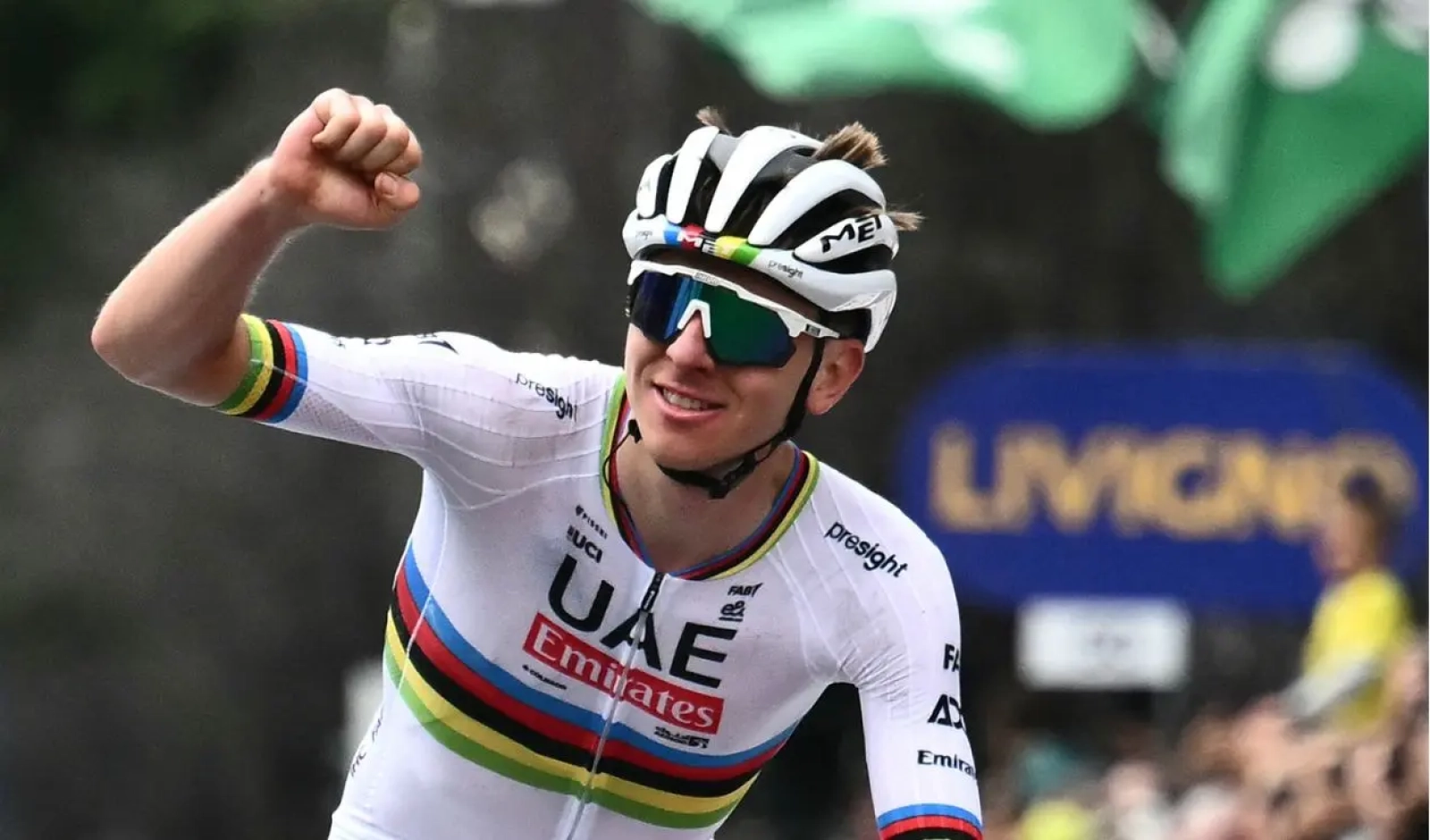 Pogacar also signs up for the Time Trial World Championship, double rainbow in Rwanda?