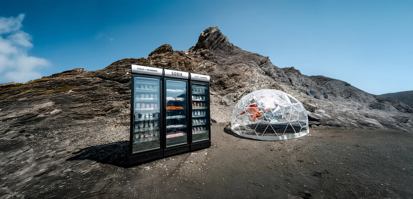 An igloo in the Tourmalet: this is how Gobik has presented its winter collection