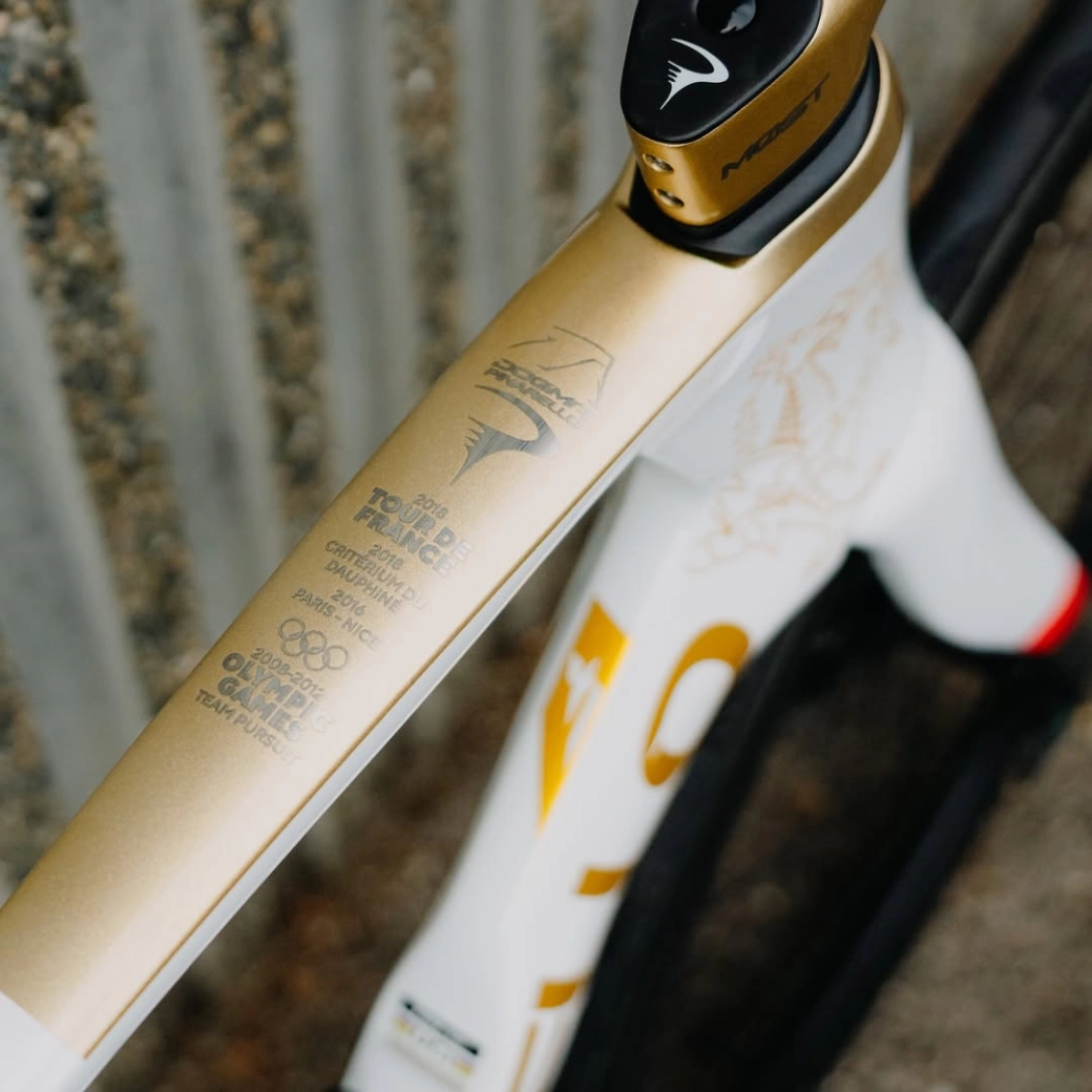 In detail, the exclusive Pinarello with which Geraint Thomas says goodbye