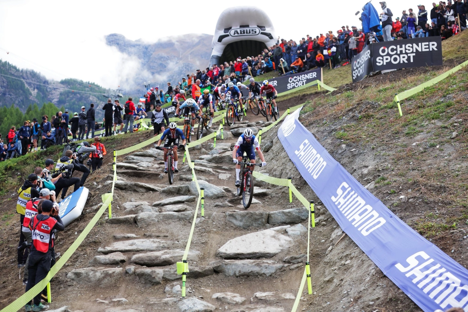 Koretzky made a comeback on the last lap and beat Blevins to win the XCC World Championship at the finish line