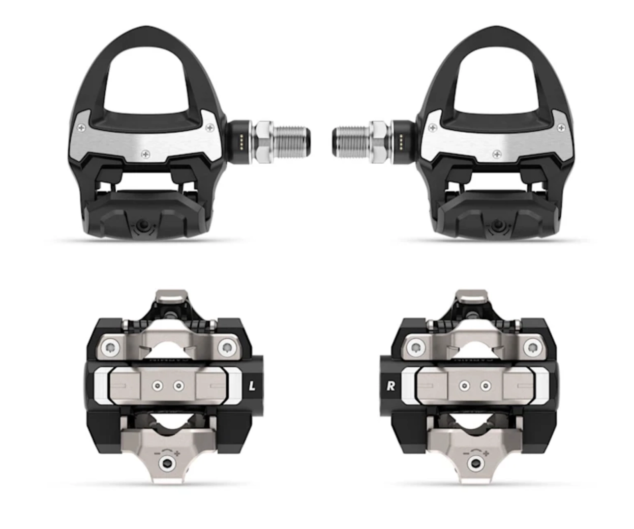 New pedals with Garmin Rally 110 and 210 power meter: now interchangeable between mountain biking and road cycling