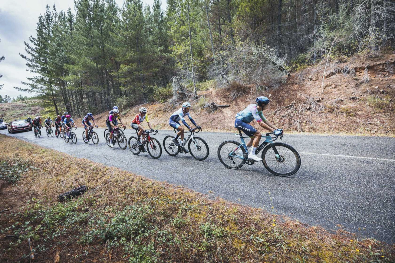 Pellizzari strengthens the white jersey on another day of mountain without differences in the fight for the podium