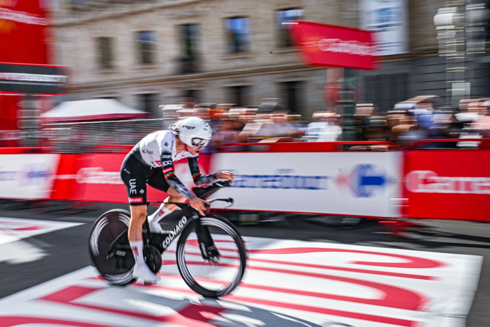 Filippo Ganna wins the inconsequential mini time trial of La Vuelta