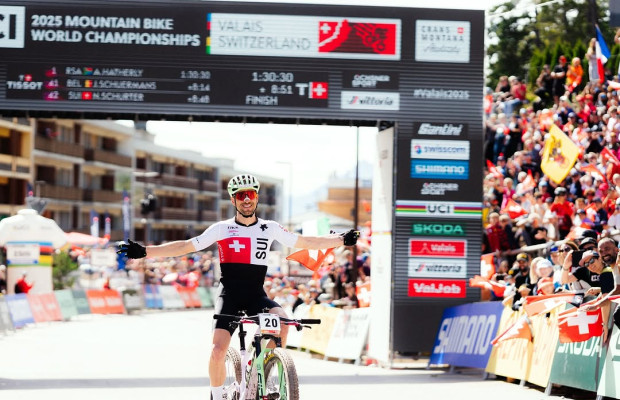 Nino Schurter arrived last at the World Championship and was a protagonist on the podium