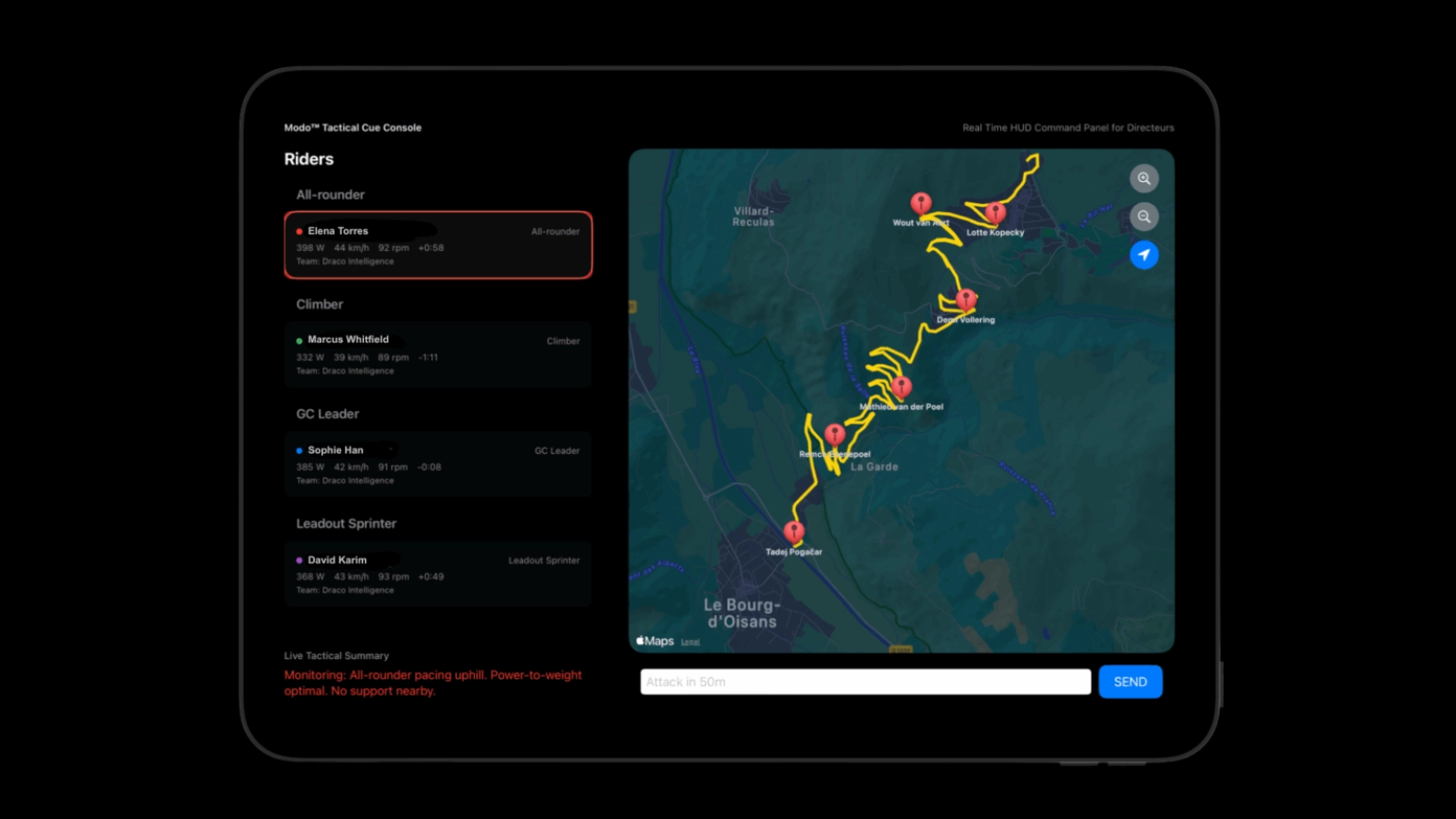 These augmented reality glasses aim to eliminate the earpiece in racing