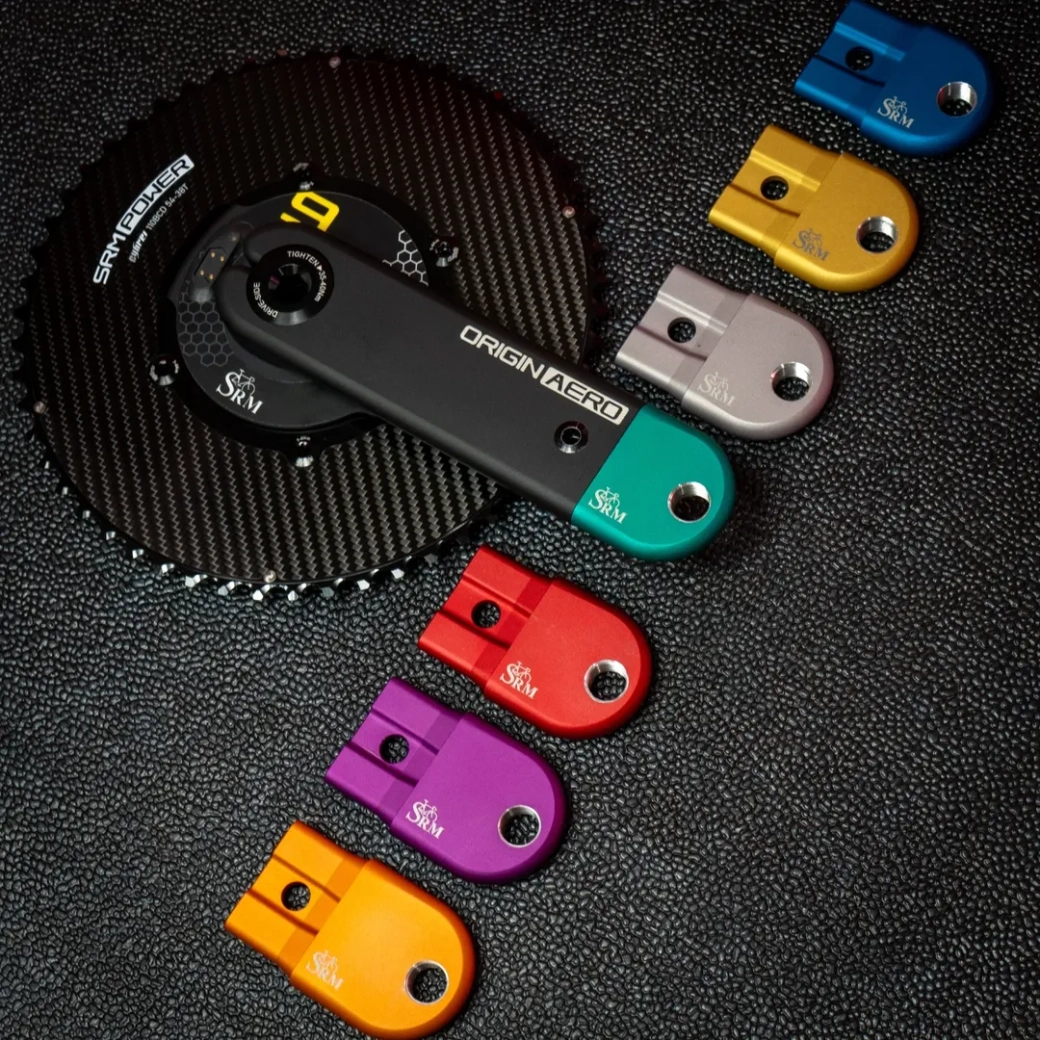 These SRM cranks allow you to change the length with interchangeable tips