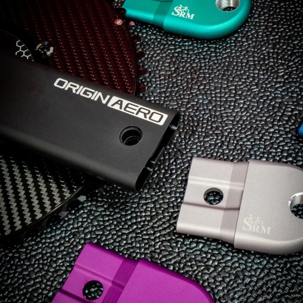 These SRM cranks allow you to change the length with interchangeable tips