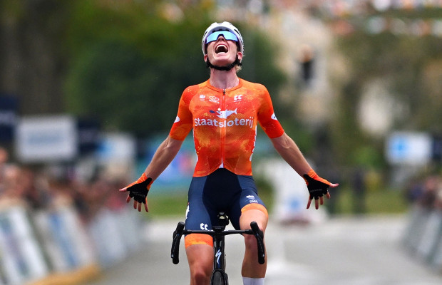 Demi Vollering wins the European Championship with a devastating attack 37 km from the finish line