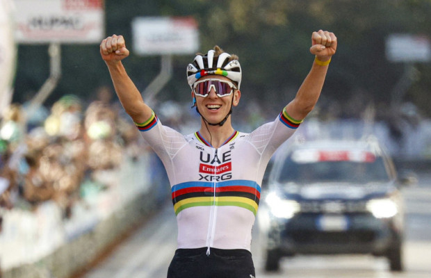 Tadej Pogacar continues to add victories. Today, Tre Valli Varesine