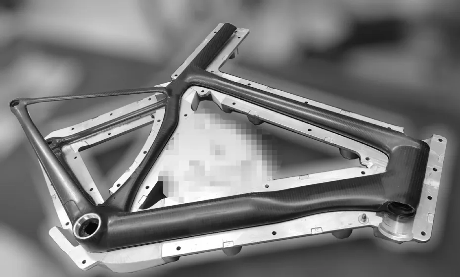 The first custom bike with a carbon monocoque frame