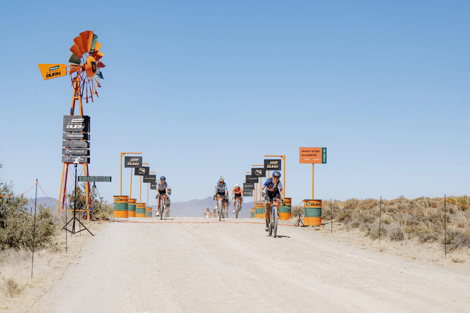 Simon Pellaud makes his debut in the Gravel Burn and Lauren Stephens surprises in the third stage