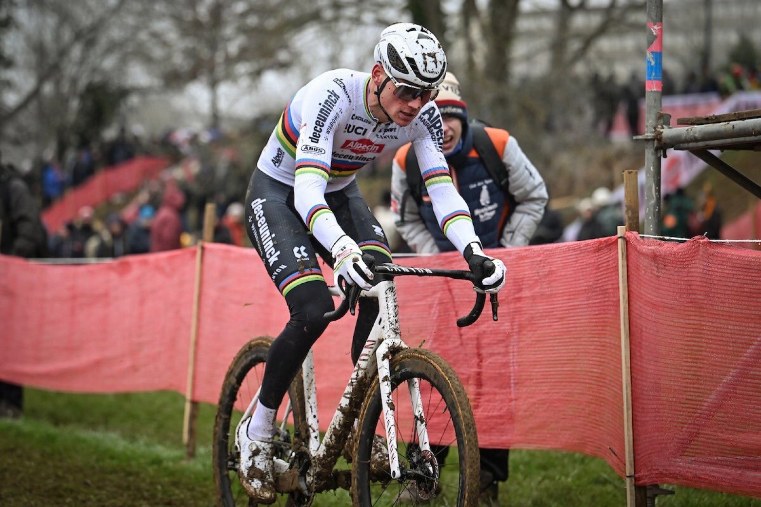 When does Van der Poel start his cyclocross season?