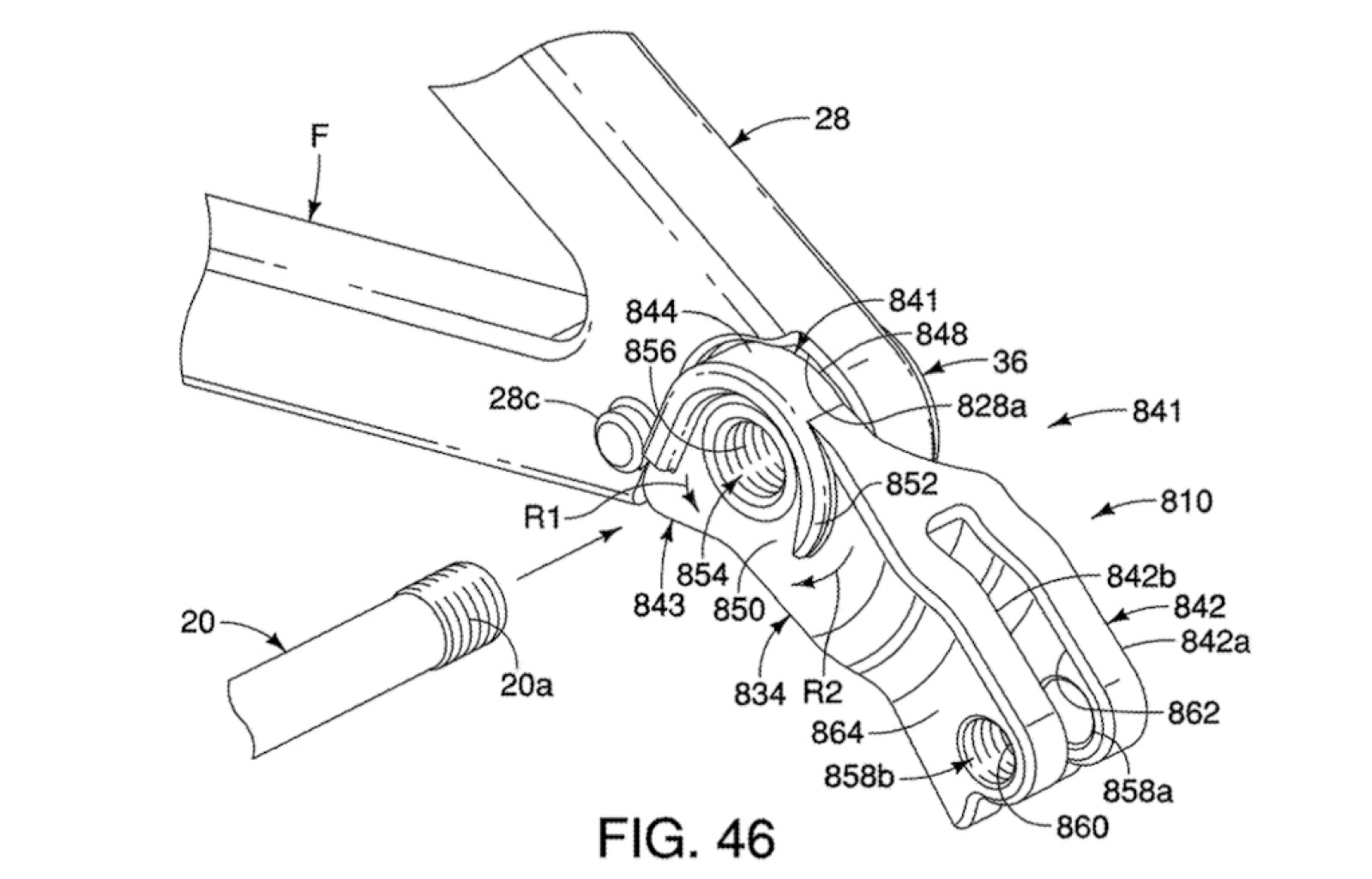 Shimano patenta una nueva patilla de cambio y apunta a un grupo 1x13