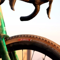 The black tires will be old and slow, according to Vittoria