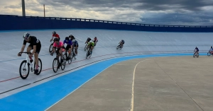 The world's first velodrome with an aluminum surface is inaugurated