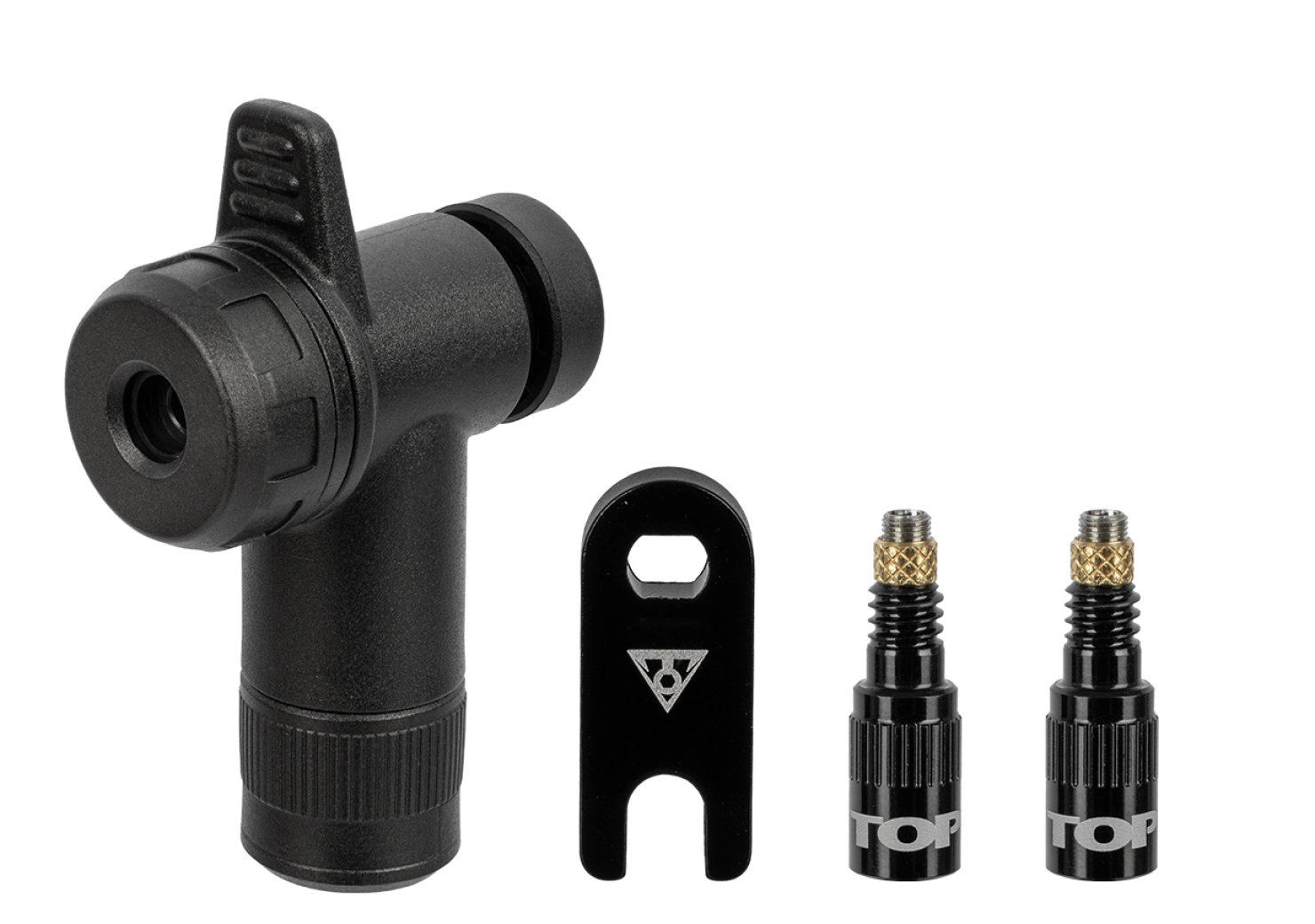Topeak convierte las válvulas presta en Turboflow y anuncia su inflador electrónico