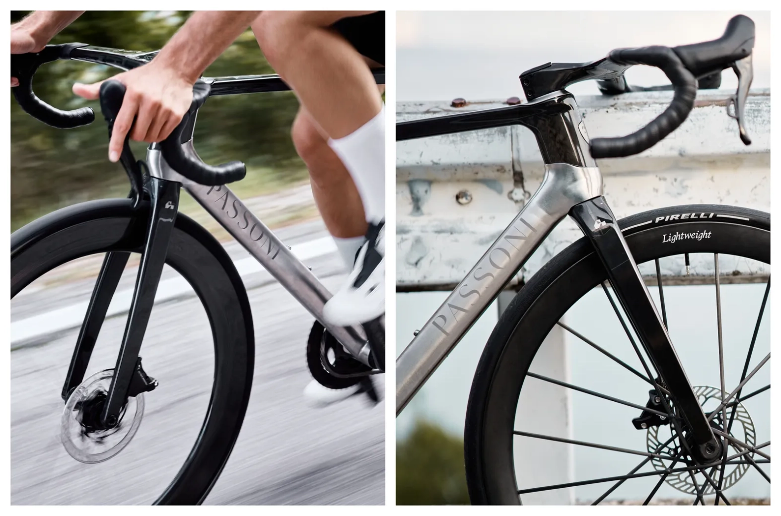 Mitad carbono, mitad titanio, así es lo último de Passoni