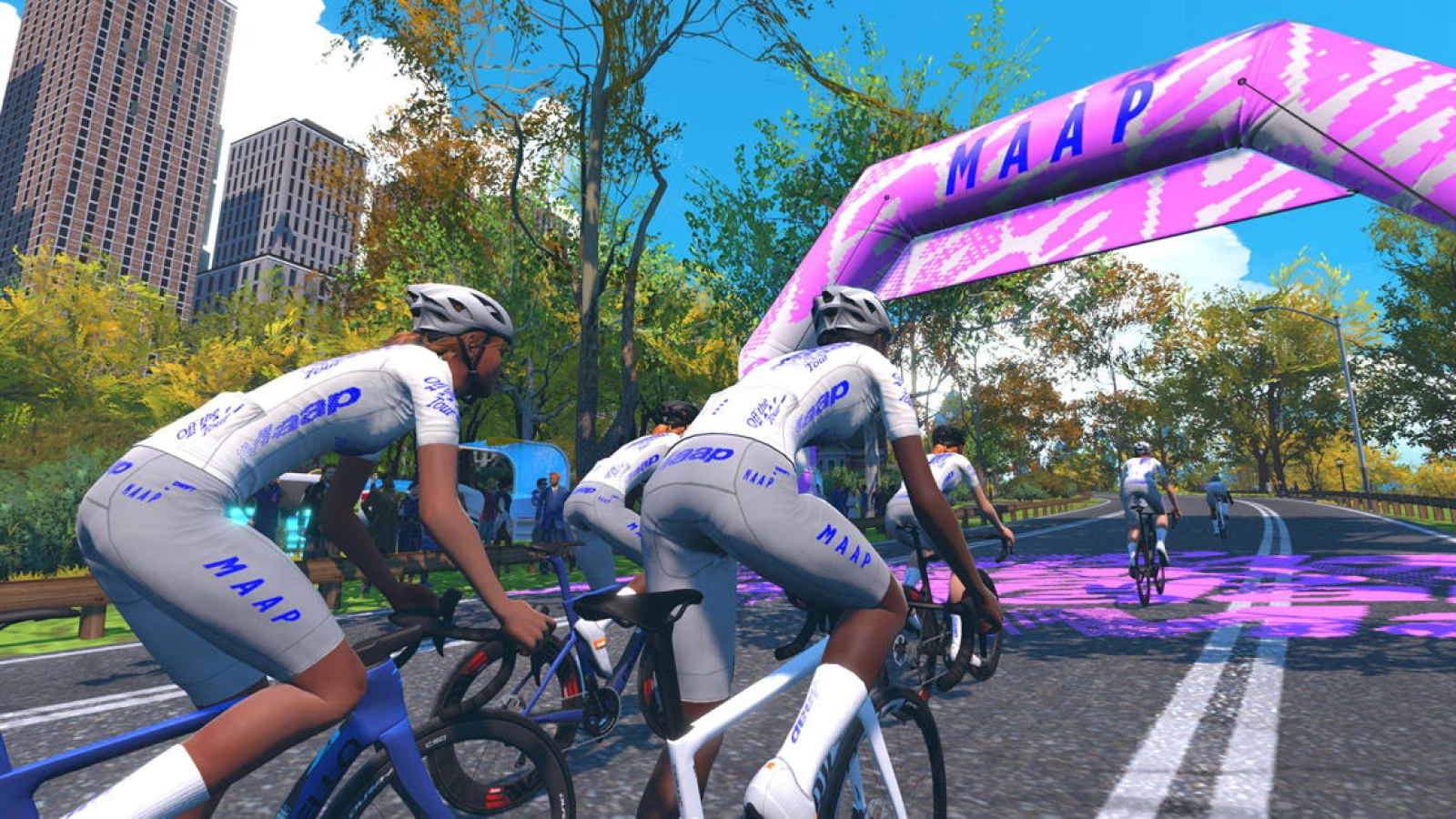 You can once again get an exclusive MAAP kit on Zwift