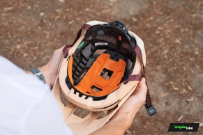 We tested the new Lazer Impala KinetiCore, dual-core safety for modern trail riding