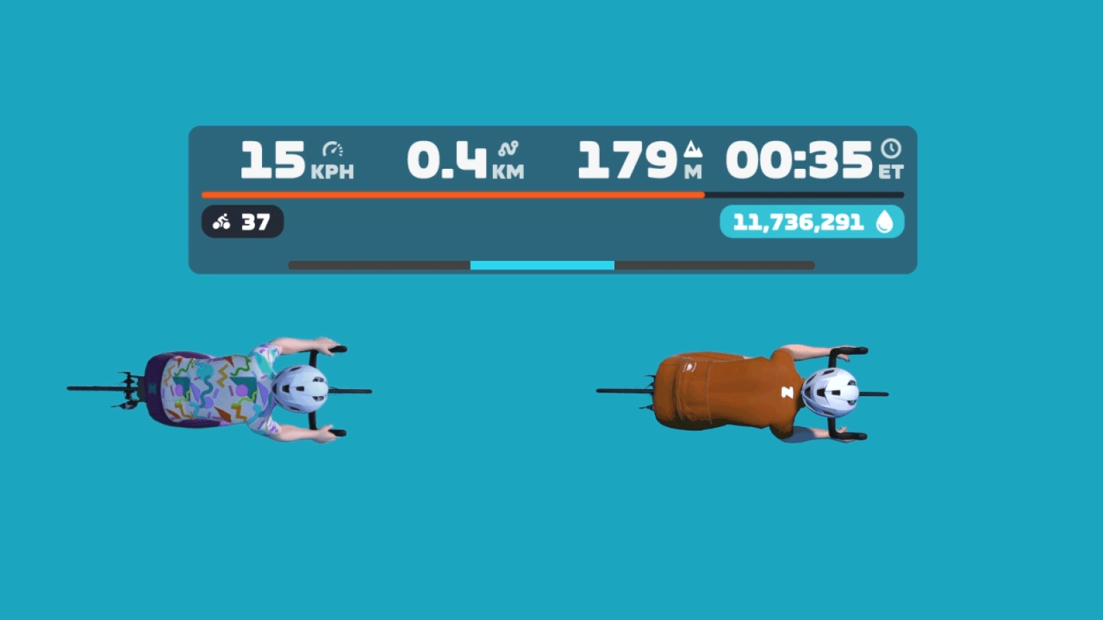 Zwift te enseña a ir a rueda y qué beneficio tiene