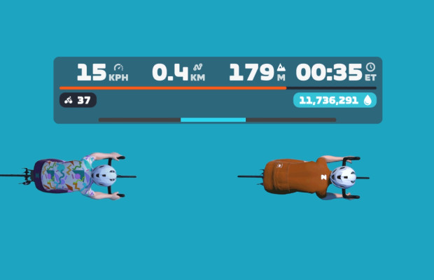 Zwift te enseña a ir a rueda y qué beneficio tiene