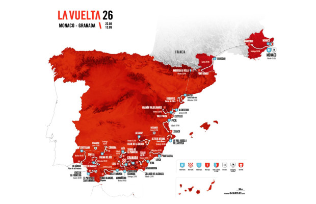 Apresenta-se uma edição de 2026 da Vuelta a España com sabor andaluz
