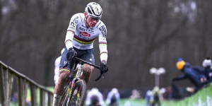 Mathieu van der Poel is back in action at the Baal cyclocross race