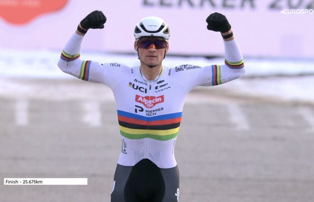 New recital by Van der Poel on the snow and mud of Zonhoven