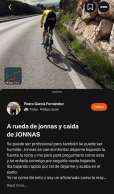Vingegaard subit une chute alors qu'il était suivi par un fan à Malaga, Visma demande du respect lors des entraînements.