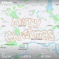 The traditional Christmas greeting made in Strava has arrived