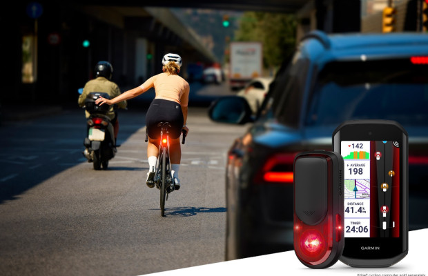 Mais luminoso e avançado do que nunca: apresentado o novo radar Garmin Varia RearVue 820