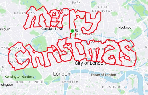 The traditional Christmas greeting made in Strava has arrived