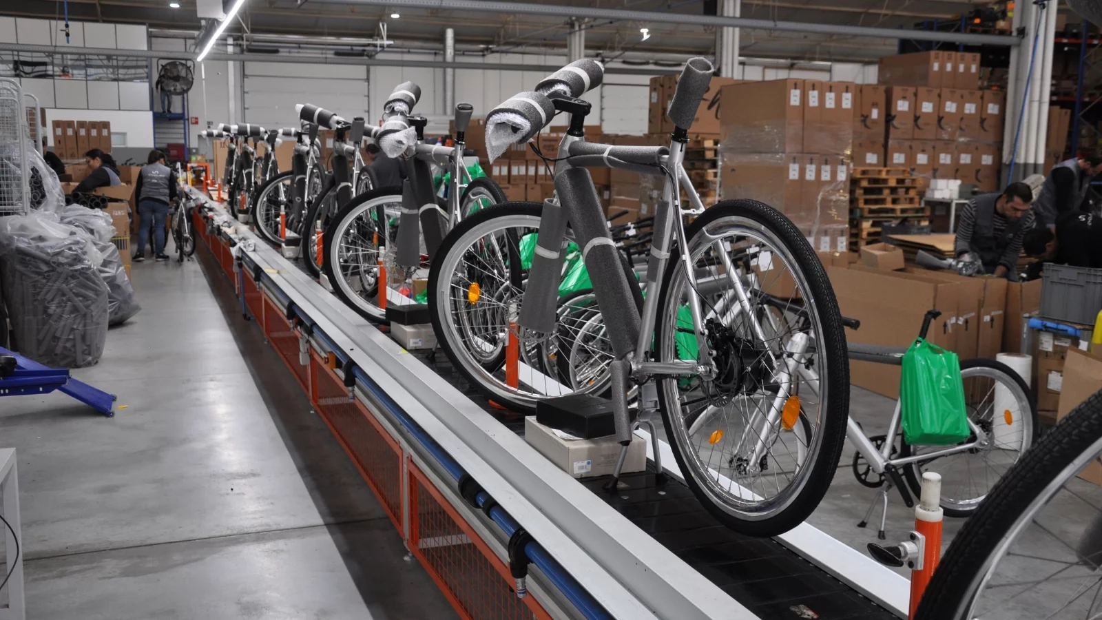 A fabricação de bicicletas na Espanha continua caindo