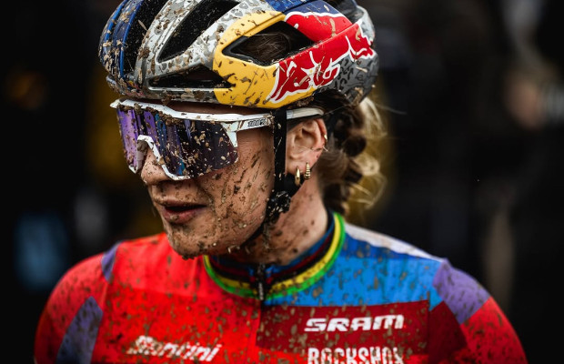 Why do most cyclists wear their glasses outside their helmets?