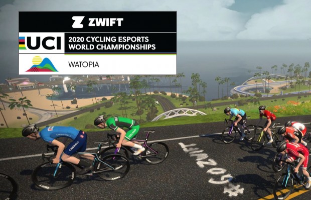 Jason Osborne y Ashleigh Moolman Pasio son los primeros campeones del mundo de ciclismo virtual de la historia