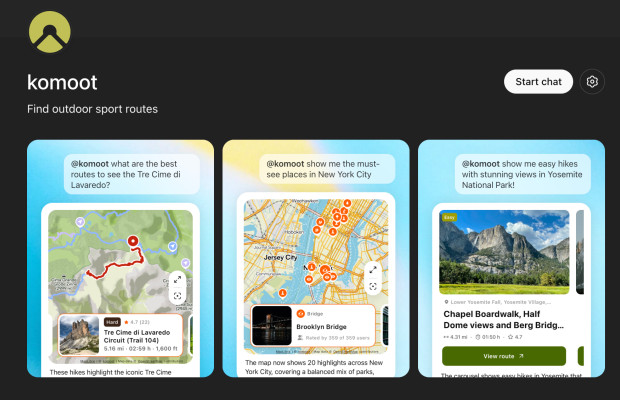 ChatGPT arrives at bike route planning in partnership with Komoot