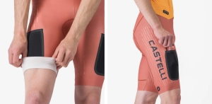 Castelli presents a racing skinsuit for gravel that integrates a hydration bag