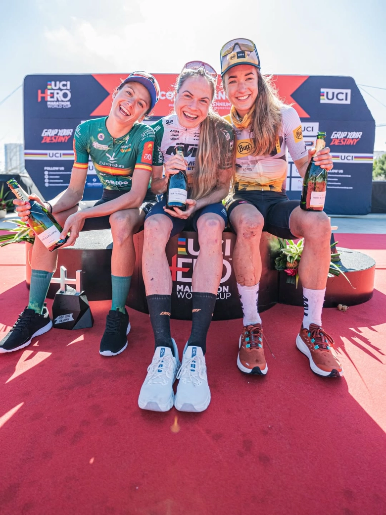 David Valero y Natalia Fischer se suben al podio en la primera Copa del Mundo XCM del año