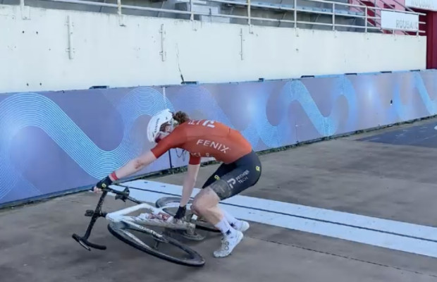 The rehersal that ended in a fall: Pieterse is already thinking about winning Roubaix