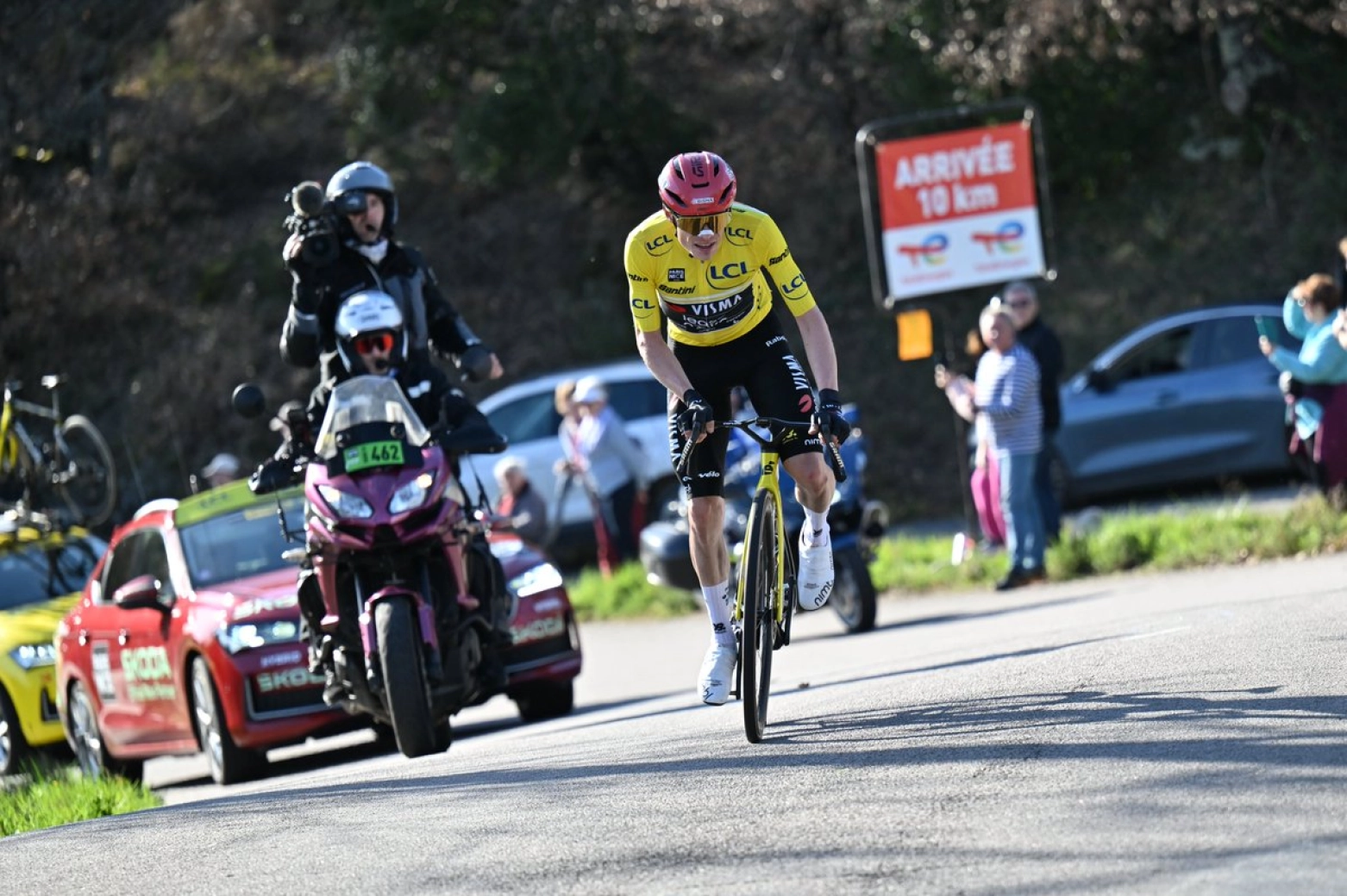 Jonas Vingegaard firma otra exhibición y encadena su segunda victoria en la París-Niza