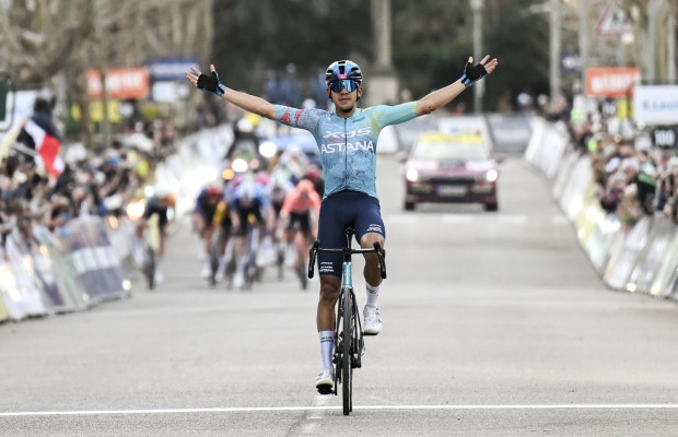 The Colombian Harold Tejada wins stage 6 of the Paris-Nice in Apt