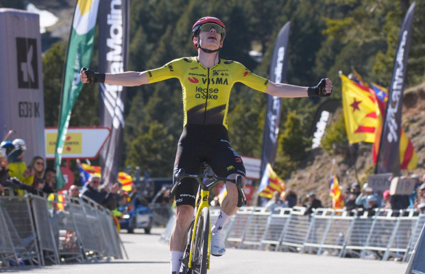 Vingegaard vuela en La Molina y Evenepoel se queda sin respuesta