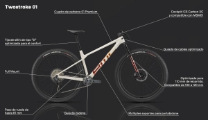 Nova BMC Twostroke 01 2027: as rígidas dão o salto e vão além do XC