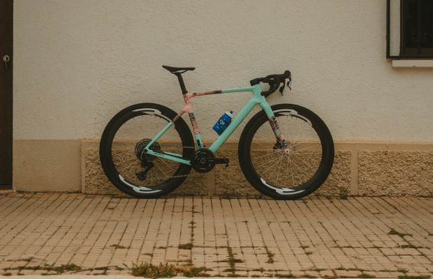 En détail, le SCOTT Addict Gravel avec lequel Alberto Barroso a remporté le Championnat d'Espagne de Gravel 2026."