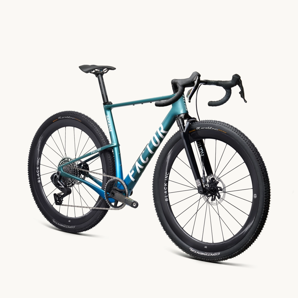 Factor presenta la SARANA, una gravel radical con paso de rueda de 57 mm