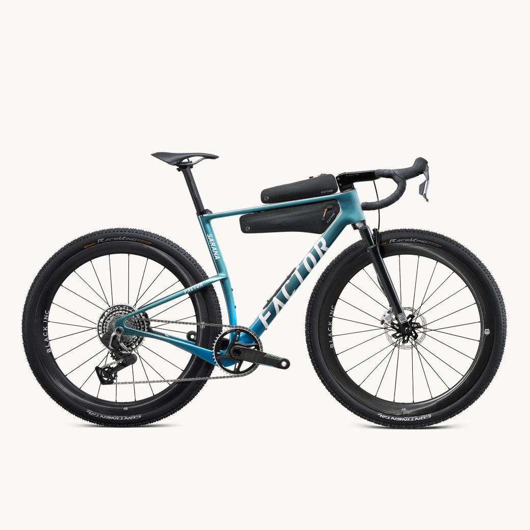 Factor presenta la SARANA, una gravel radical con paso de rueda de 57 mm