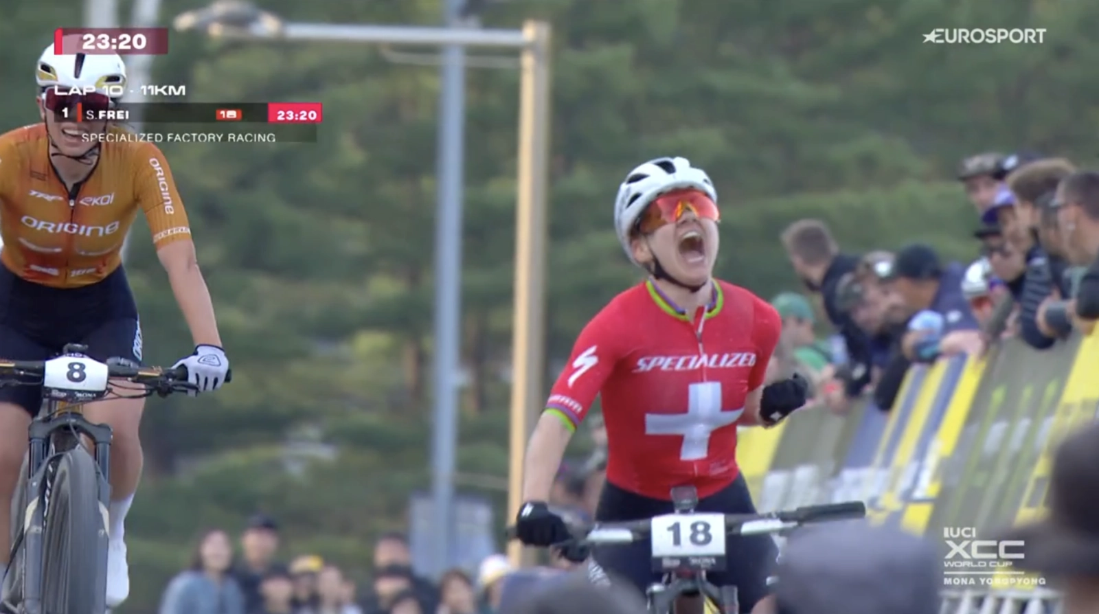 Sina Frei gana el primer Short Track del año en un final muy apretado