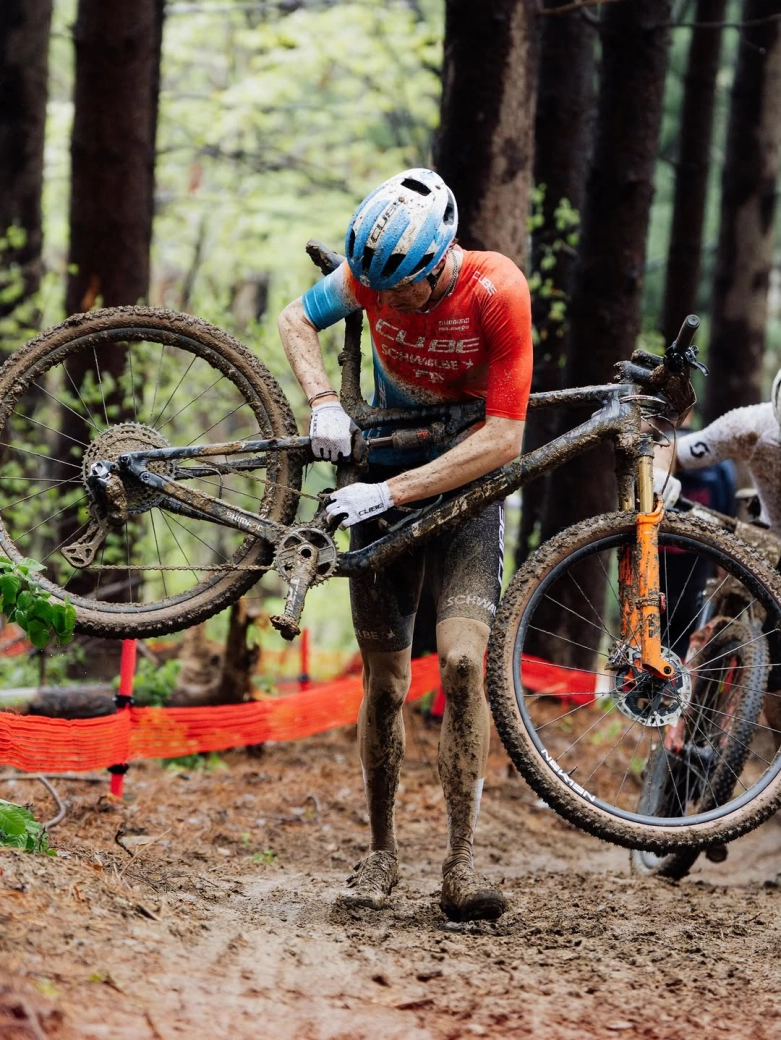 A grande revelação da Copa do Mundo XCO correu com a futura Cube AMS Zero99